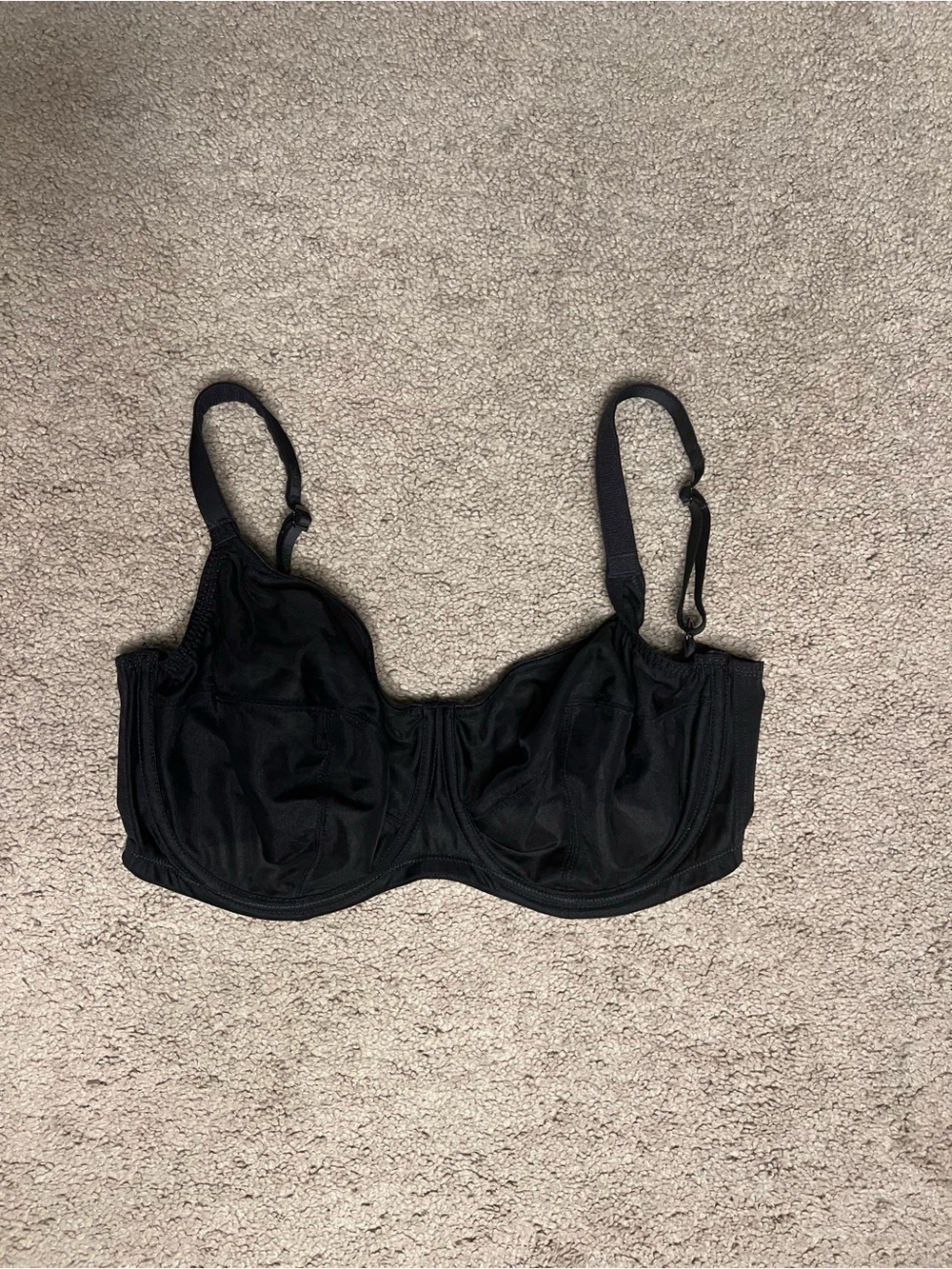 Everyday Black Underwire Bra